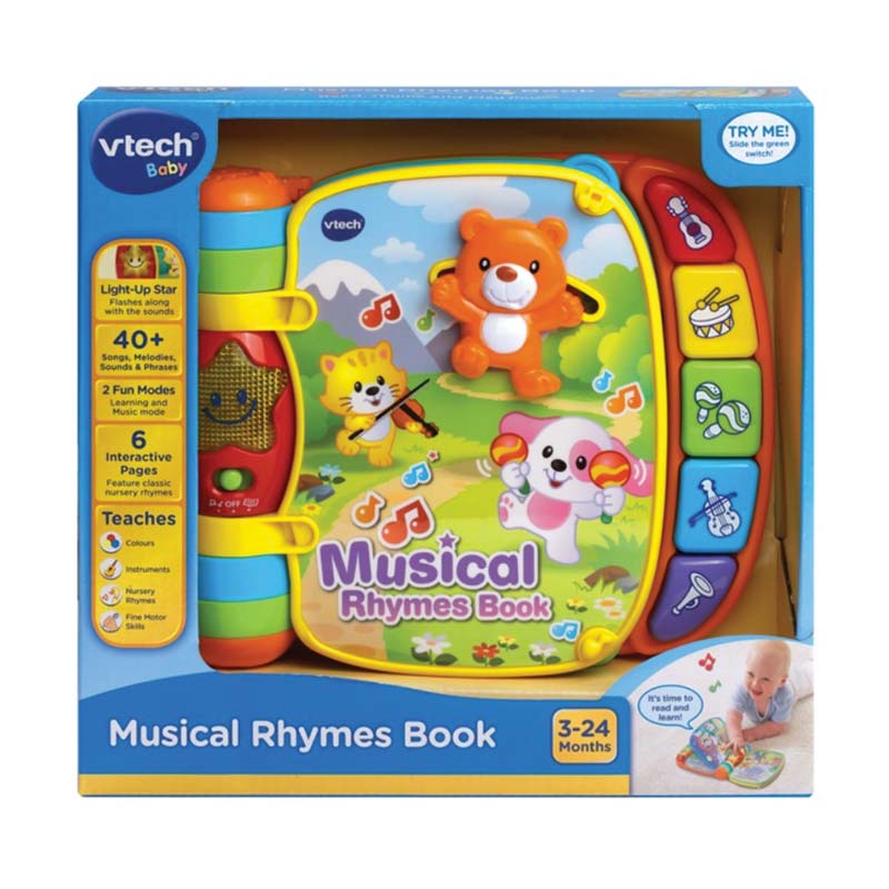 Vtech Baby musikbog med børnesange